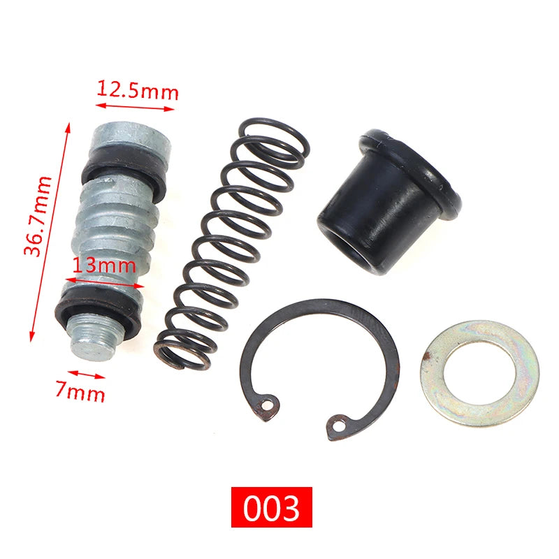 1Set 11mm 12.7mm 14mm 16mm Motorcycle Clutch Brake Pump Piston Plunger Repair Kits Master Cylinder Piston Rigs Repair Accessorie
