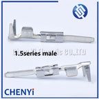 50 pcs 1.5 3.5 6.3 mm auto male or female crimp wire terminal pins and rubber seals 964286-1 964274-2 964296-1 926965-1