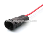 AMP 2 Pin 8mm Series Male Female Waterproof Connectors Wiring Harness For Peugeot Citroen C-Triomphe CL4 1544334-1 1544317-1