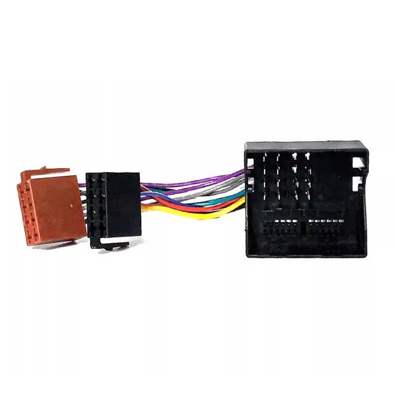Car audio system, central control screen, navigation, CD host, Volkswagen large head female to small head male, tail cable plug