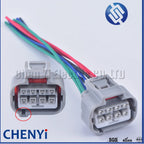 8 Pin Auto Connector Reversing Radar Assembly Plug PDC Socket pigtail 90980-10897 90980-10896 For Honda XRV CRV Toyota Supra MK4