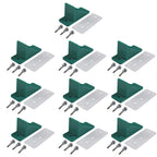 10 Pcs Compatible  Snow Guard For Metal Roof With  Foot Pads And Screws Including  Sealing Gaskets Easy Install  Secure Screws