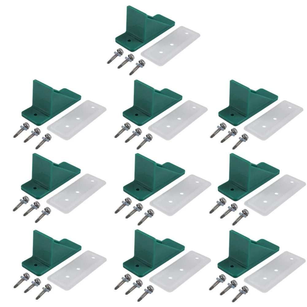 10 Pcs Compatible  Snow Guard For Metal Roof With  Foot Pads And Screws Including  Sealing Gaskets Easy Install  Secure Screws