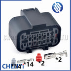 16 Pin Car bumper radar sensor connector Trailer power harness socket plug 2304884-1 2404880-1 2304887-1 2404884-1 521194A