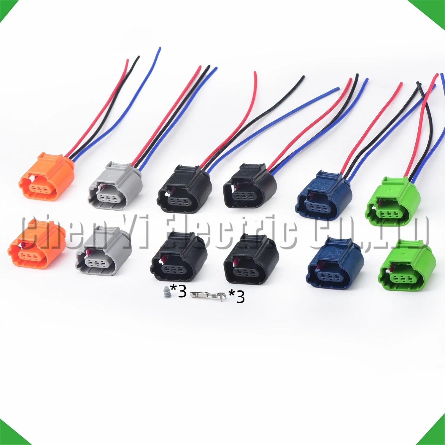 3-pin auto connector connector automotive connectors light vw audi tail light sensor