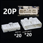 20 Pin Automotive Instrument panel assembly connector amplifier Wire harness plug MG641083 MG651080 7283-1200 For Toyota lexus