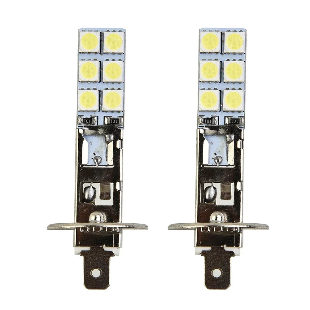 Upgrade 2PC NEW H1 6000K Super White 55W LED Headlight Bulbs Kit Fog Driving Light Voiture Wholesale Quick Delivery CSV Amagi
