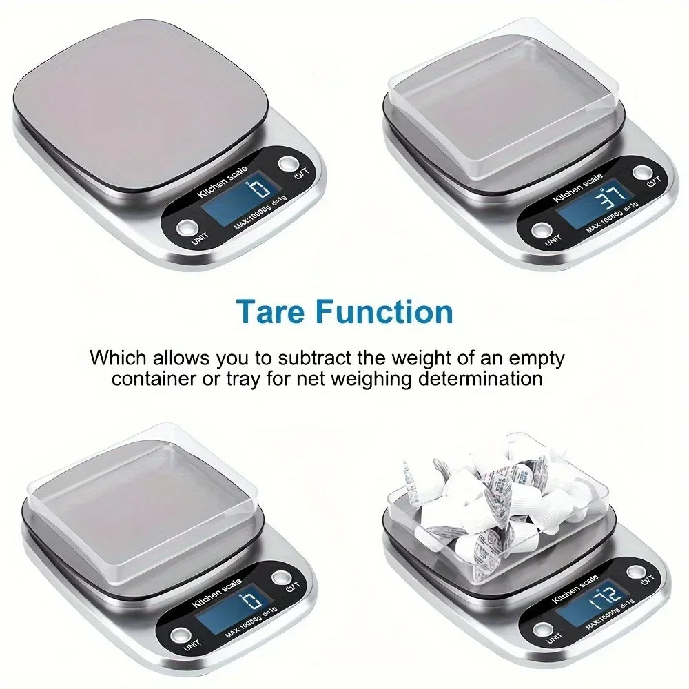 Household Kitchen Scale Baking Precision Food Scale 0.1g Gram Small Desktop Scale Tea Scale High Precision Digital Scale Compact