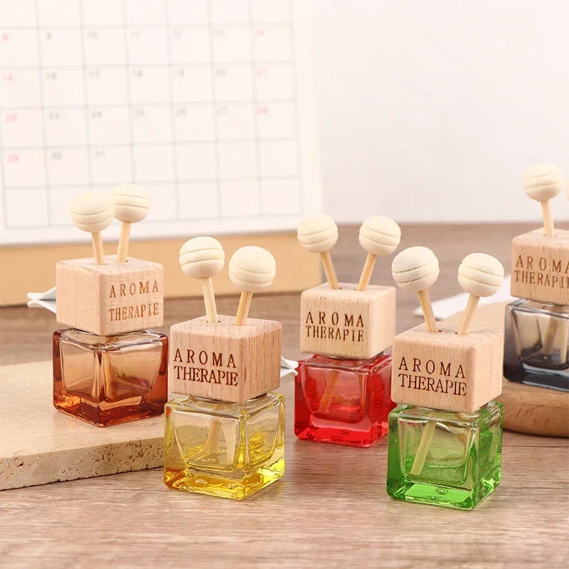Car Air Outlet Freshener Diffuser Bottle Clip Perfume Empty Bottle Pendant Essential Fragrance Hanging Ornament Interior Amagi