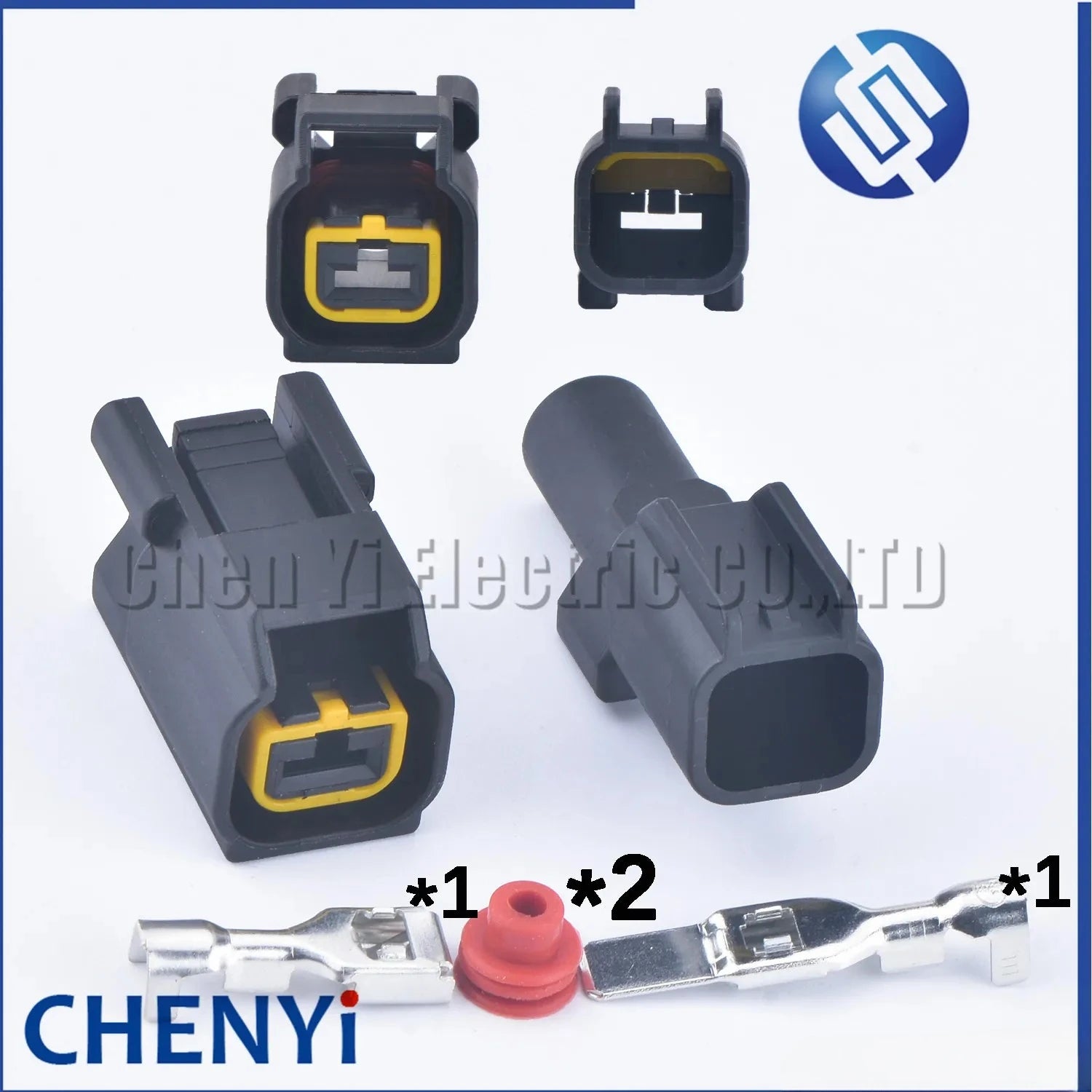 1 Pin Auto waterproof connector 7222-2418-30 Plug QLW-A-1F QLW-A-1M for car motorcycle yacht