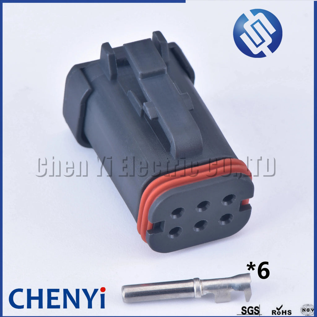 6 Pin female Automotive waterproof connector DT16-6S-KP01 Harness plug 571-DT16-6S-KP01