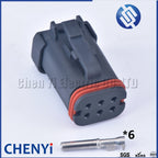 6 Pin female Automotive waterproof connector DT16-6S-KP01 Harness plug 571-DT16-6S-KP01