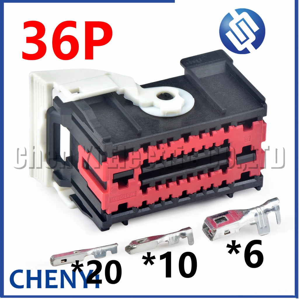 36 Pin Automotive connector BCM body fuse box ECU module Wire harness plug 2138731-1 For Ford BCM-F