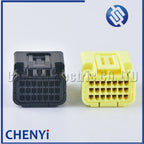 1 set 21 Pin female car Motorcycle scooter ECU ECM PCB connector waterproof plug with Pins 6189-7108 W025-21FAY-B