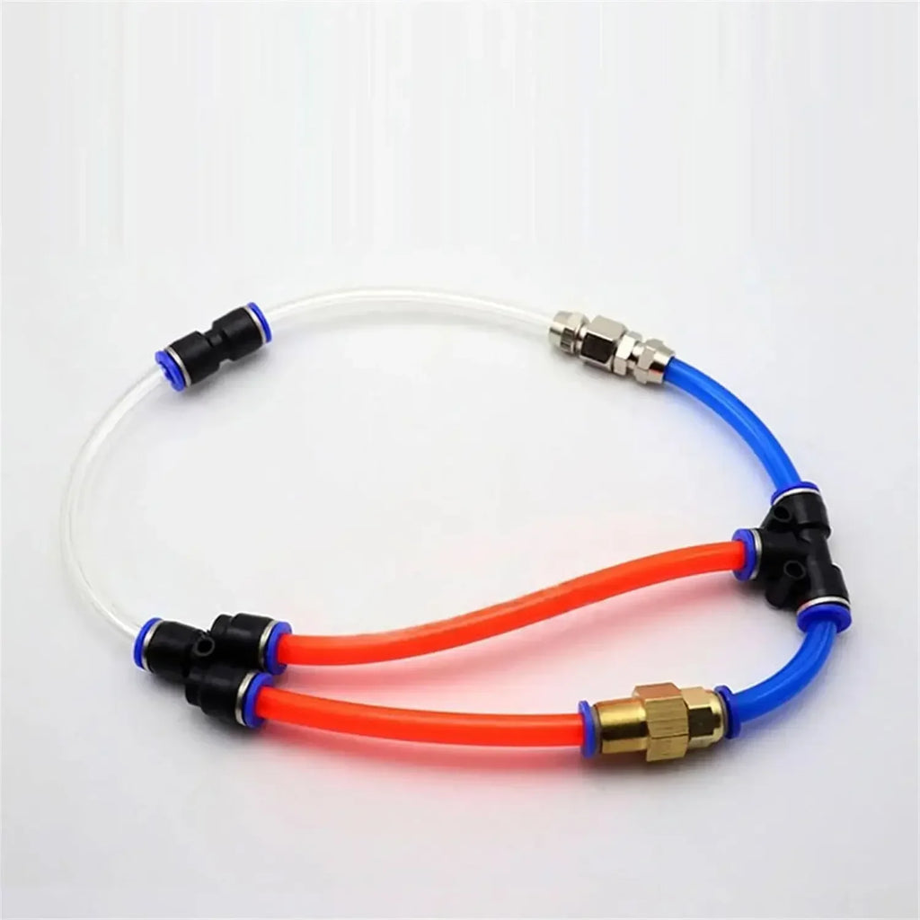Pneumatic Push-In Tube Fittings – 4/6/8/10/12mm OD, Multiple Types: Straight Union, Elbow, Tee, Male Thread, Quick-Connect