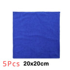 20/1pcs Car Wash Microfiber Towels Soft Drying Cloth Hemming Washing Towel Universal Automatic Motorcycle Vehicle Cleaning Tools