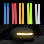 Car Rearview Mirror Reflector Stickers Universal Warning Anti-collision Reflective Strips Auto Exterior Accessories Reflex Tape