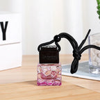 Car Perfume Bottle Perfume Pendant Car-styling Air Freshener Hanging Glass Bottle Auto Ornament Diffuser For Essential Oils Tool