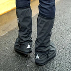 Reusable Motorcycle Scooter Dirt Bike Rain Shoes Cover Non-Slip Boot Covers Unisex Bicycle Shoes Protectors For Rainy Snowy Day