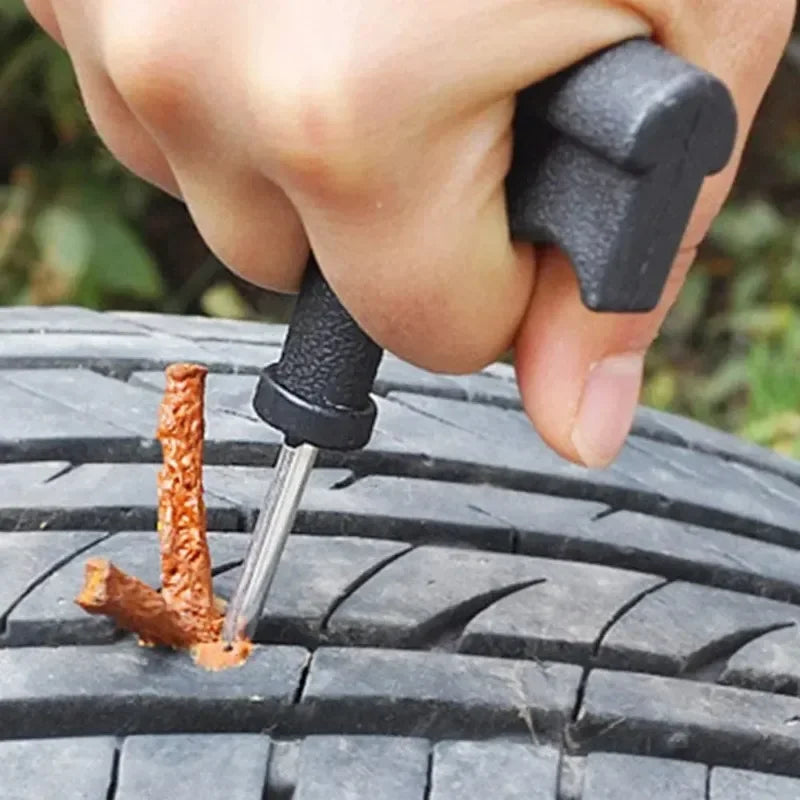 Car Motorcycle Cold Repair 50/5pcs Vacuum Tire Repair Strip Tire Repair Kit Rubber Plugs Strings Puncture Repair Tools New amagi