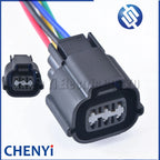 6 Pin way Automotive Connector Auto Socket Idle Motor plug PB535-06027 4G15 4G18 With Wire Harness Pigtail For Mazda evo