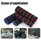 4pcs Universal Grip Comfort Sponge Foam Handle Bar Motorcycle Dirt Bike E-bike Grip Cover Non-slip Soft Handlebar Bicycle Part