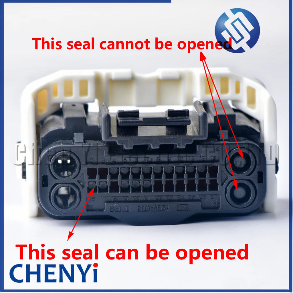 28 Pin/12 way Automobile waterproof connector Computer board ECU Control Unit wire harness plug 7289-8739-30 For Geely Volvo
