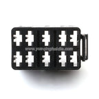 10 PIN Connector Unsealed 6.3mm Female Connector Wiring Harness VC2-01 With Terminal Car Electric Wire Cable Connector
