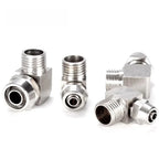 KPL Nickel-Plated Copper Pneumatic Quick Connector 1/8 1/4 3/8 1/2 Thread Fitting for Air Compressor Hydraulic System 4 6 8 10