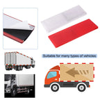 Car Night Reflective Warning Plate Sticker Universal Auto Truck Motorcycle Safety Warning Plate Reflector Sign Decal Accessories