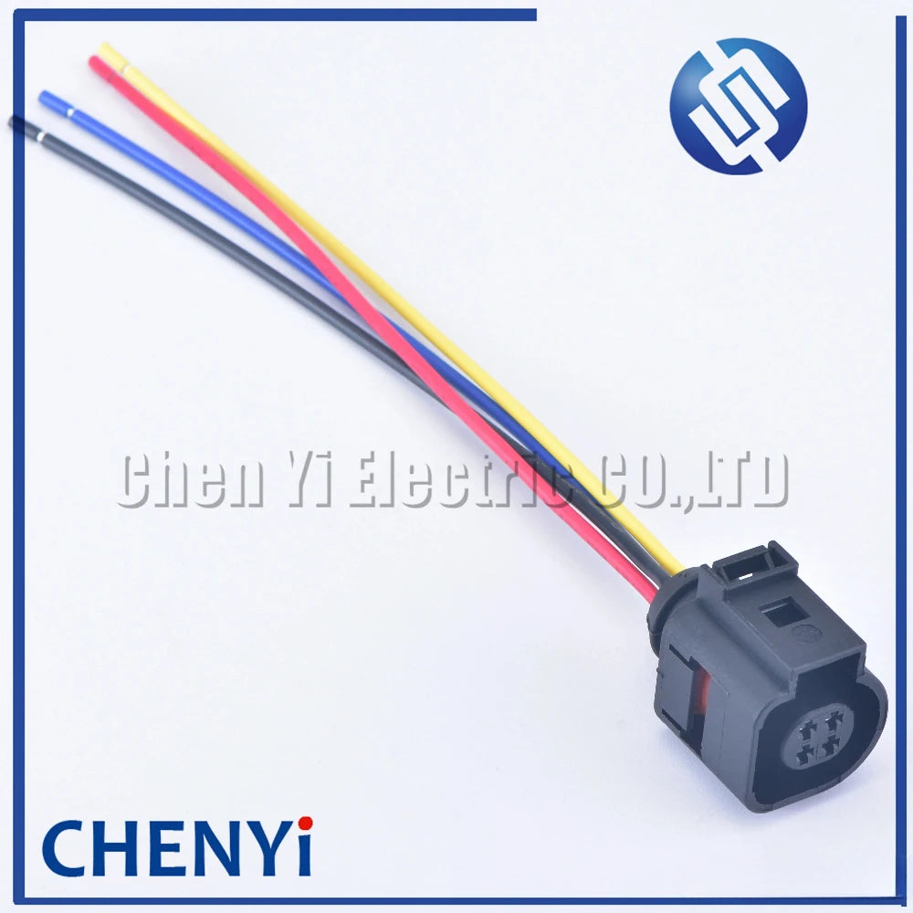 4 Pin 4B0973812 4B0973712 Automotive Connector 1.5mm Waterproof Pressure Water Temperature Sensor Plug with wires 4B0 973 812