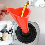 Car Long Stem Funnel Oil Fuel Filling Tools Anti-splash Plastic Oil Funnel Motorcycle Refueling Tools Auto Accessories Amagi