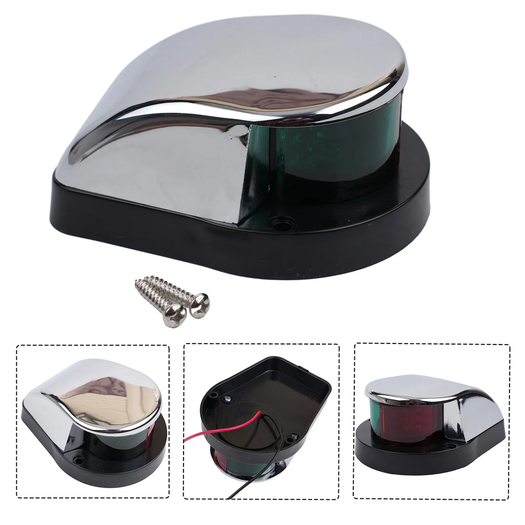 12V Boat  Light  LED Marine  Yacht Navigation  Lights Red  Green Ship  Running Lamps Waterproof LED Signal Lamp