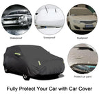 Universal For Audi A3 A4 A5 A6 A7 B7 B8 C5 Q2 Q3 Q5 7 Body Full Covers Black/Silver Outdoor Sun Snow Rain Protection Cover Amagi