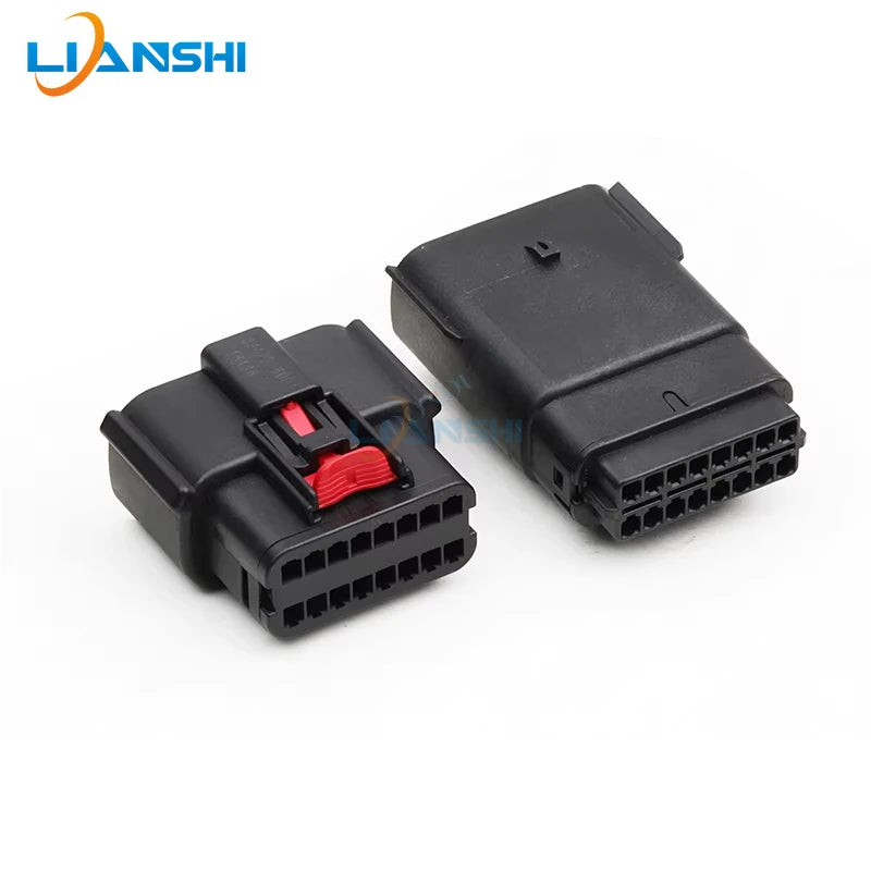 5set 33472-1601 33482-1601 male and female connector 16-hole automotive headlight wiring harness plug DJ7168W-1.5-21