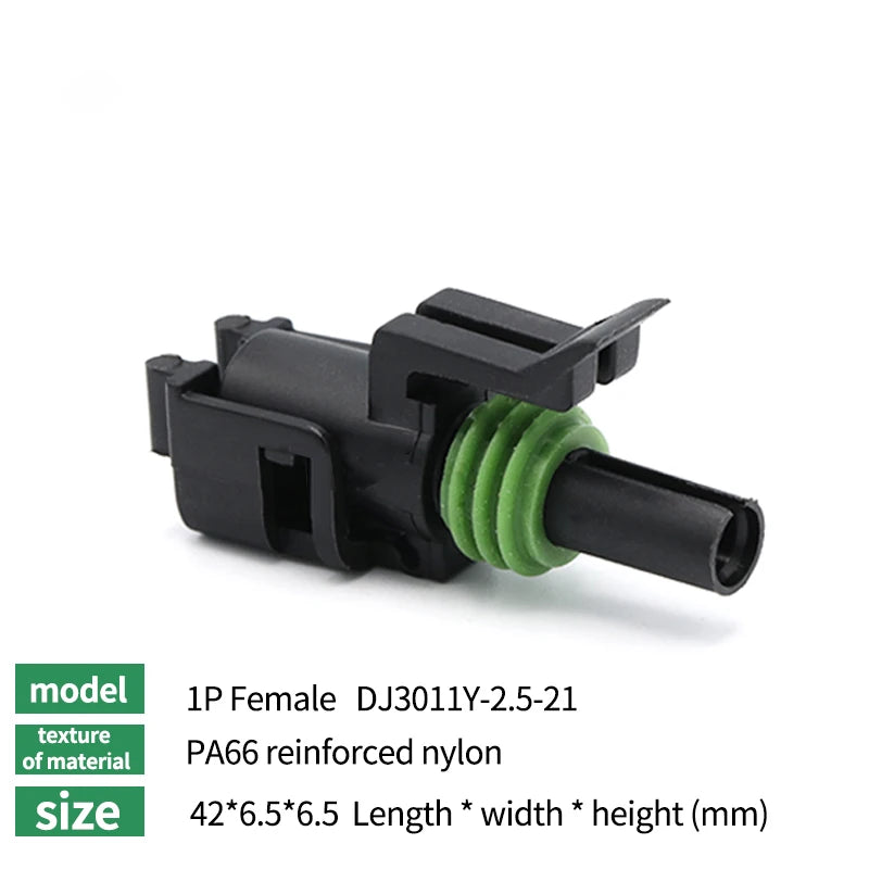 2.5 Series Automotive Waterproof Connector 1/2/3/4/6Pin Male And Female Plugs Haltech MAP TPS Wire Connector For GM