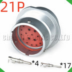 21 Pin Automotive Connectors Wire harness Plug HD36-24-21SE HD34-24-21PE For CAT
