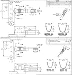 20 Pcs Deutsch DTP 2.3mm Series Pin Contact 1062-12-0144 1060-12-0144 brass Gold plating 14-12 AWG Wire Size Crimp Terminals