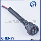 4 Pin 2.5mm round  Auto waterproof connector With Sheath 1-967402-1 1-967325-1 1-967402-3 For HOWO A7 odometer speed sensor plug
