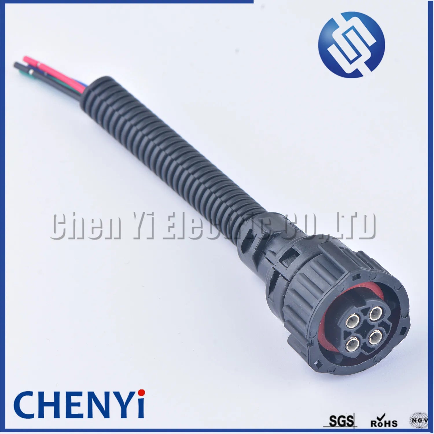 4 Pin 2.5mm round  Auto waterproof connector With Sheath 1-967402-1 1-967325-1 1-967402-3 For HOWO A7 odometer speed sensor plug