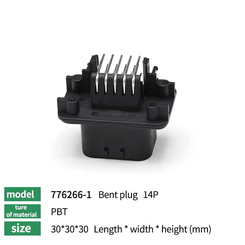1/5/20 PCS ECU Bent Pin Plug Automotive Waterproof Connector Socket Terminal Male Female PBT 776280/776266/776087/776163