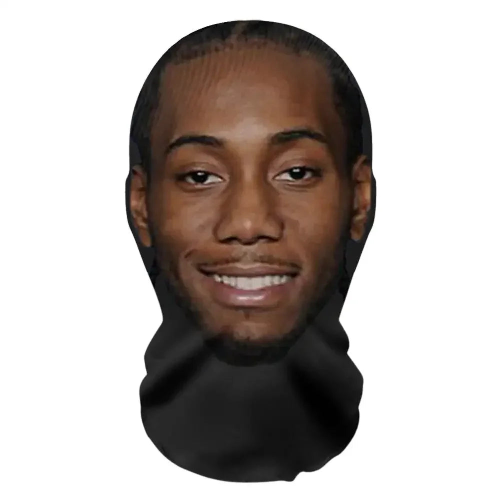 3D Black Knitted Mask Full-Face Design with Breathable Mesh Hood Suitable for Halloween Festival Sports Events Role-Playing