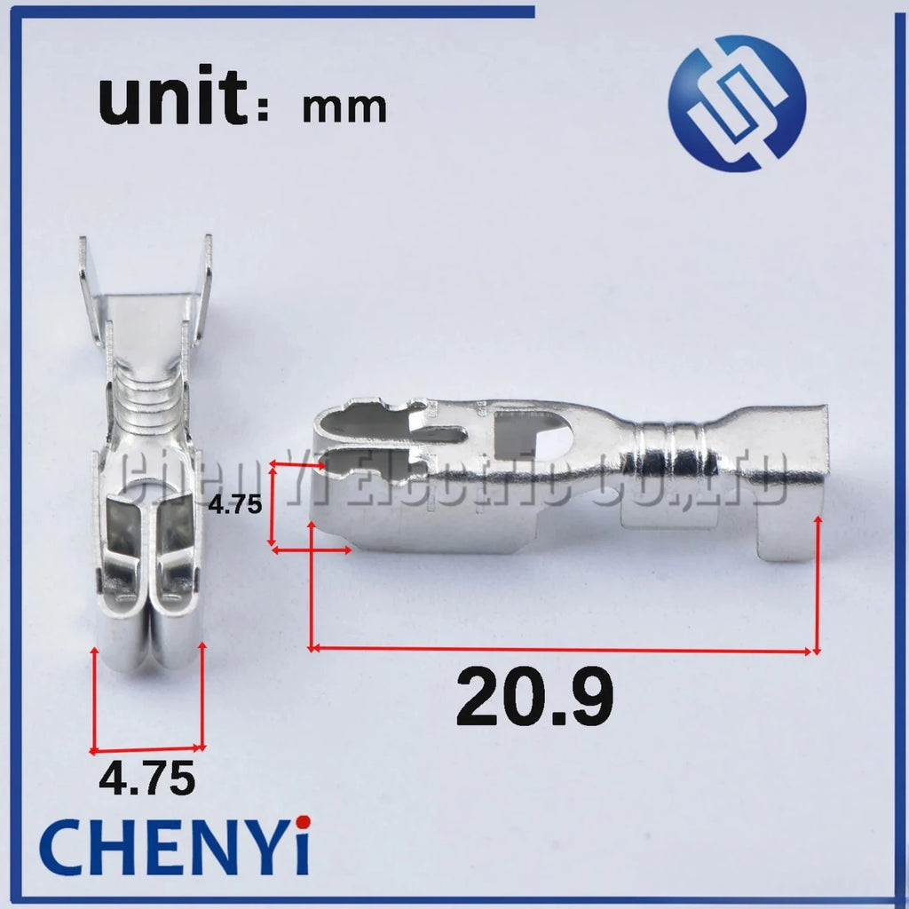 50/100 Pcs crimping loose terminal G262 Insurance Fuse Holder Terminal Automotive Meter Fuse Box Terminals BX2091C