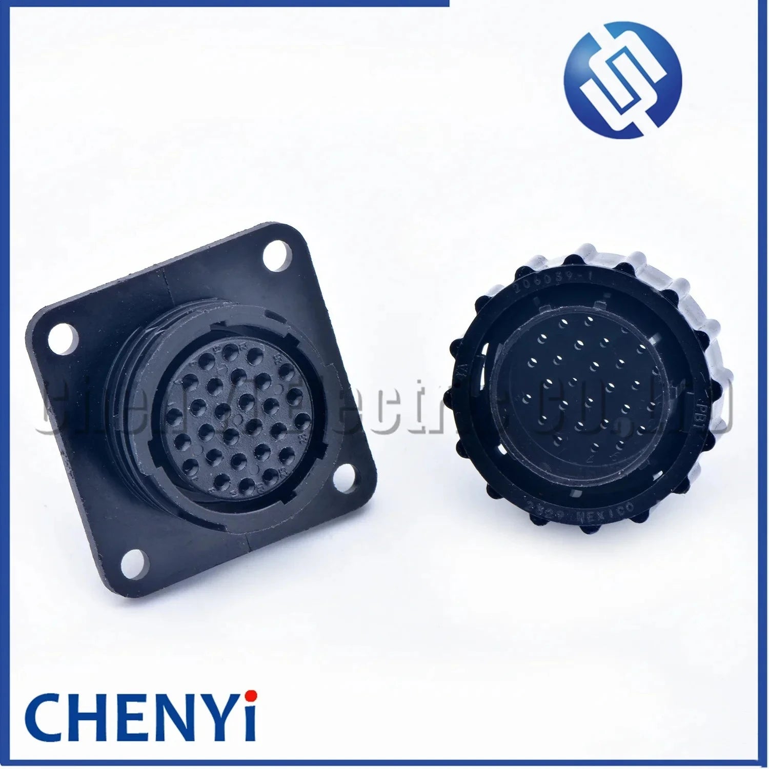 28 Pin male or female Circular Wiring Connector Electricity Plug 206039-1 206038-1 With gold-plating Pins