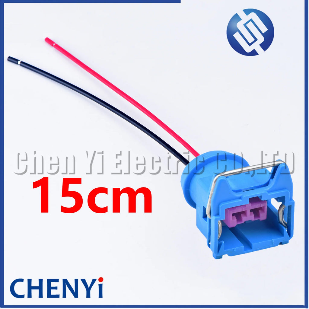 2 Pin Auto Fuel injector connector Car horn Speaker plug 144473-5 144473-6 144473-7 144473-8 For PEUGEOT CITROEN Geely Chang'an