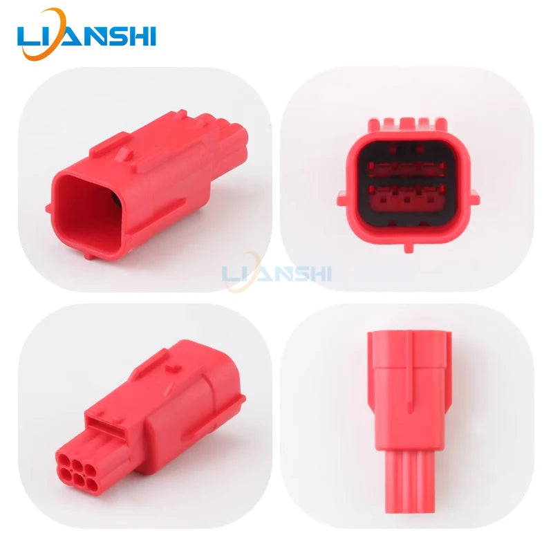 MWTR(P)B-06-1A-R red 6P electronic fuel injection motorcycle ODB diagnostic connector DJ7069Y-0.6-11/21