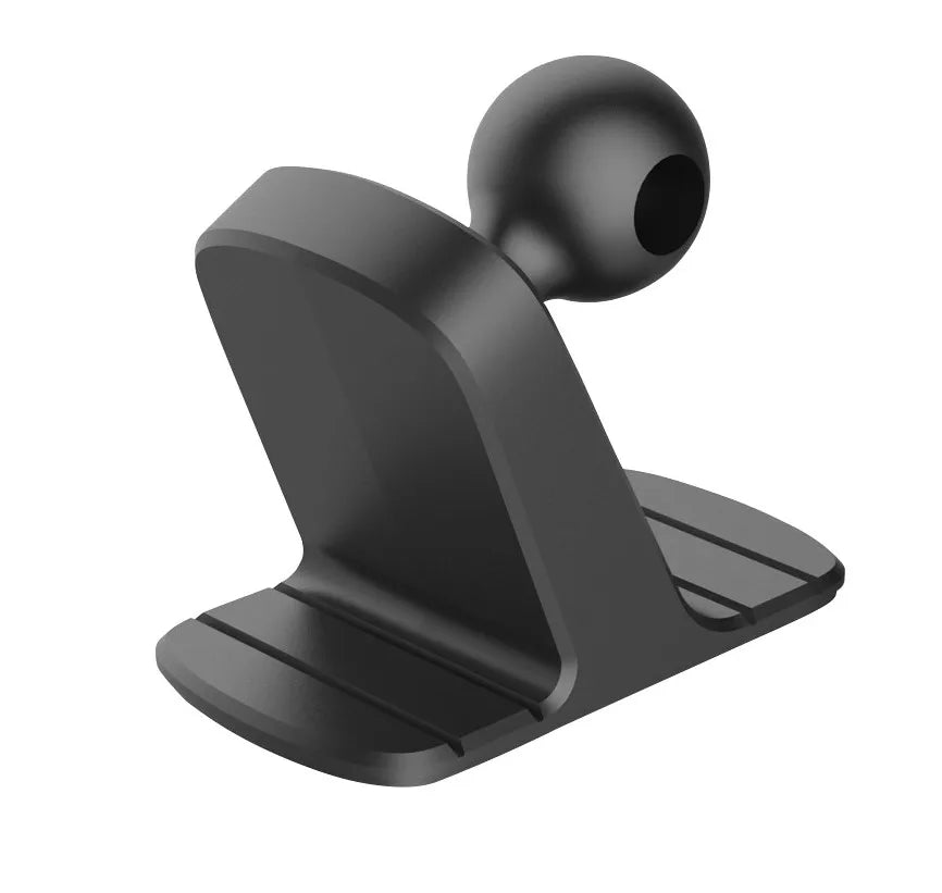 Car Phone Black Holder Sticky BaseBendable Design Can Be Adapted To A Variety of CurvatureSoft Rubber MaterialBall Head17mm