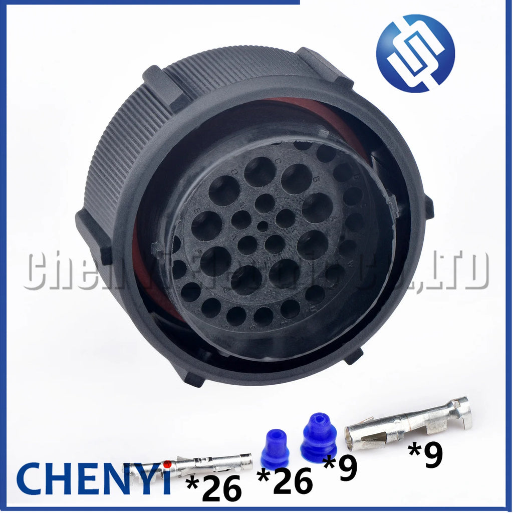35 Pin Automotive waterproof connector Truck engine frame chassis harness plug 7811230 7812226 For Delong F3000 M3000 X3000 J6