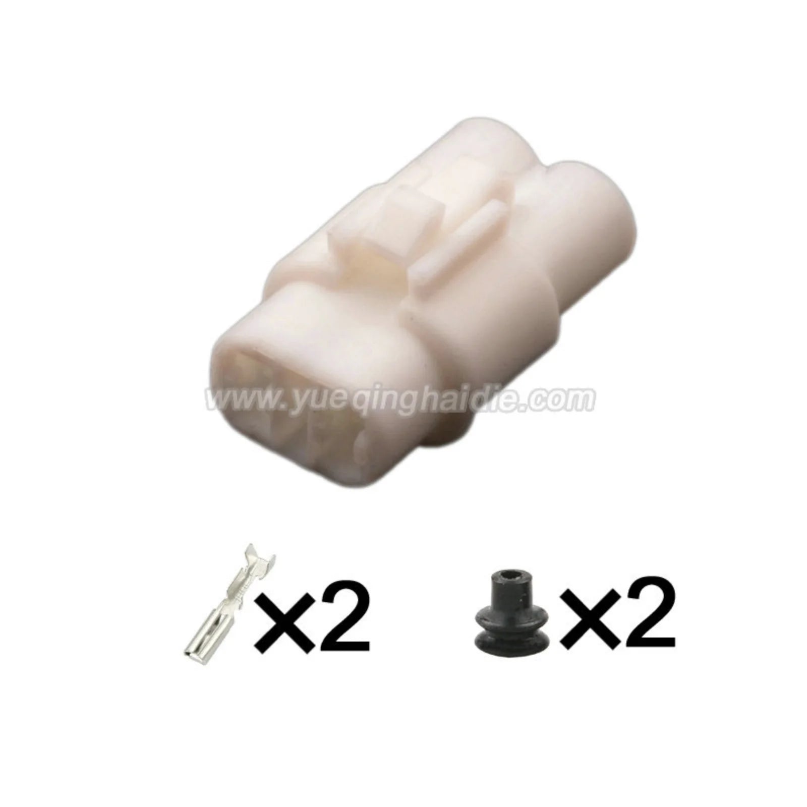 2PIN Connector Waterproof 2mm Male Female Automotive Wiring Harness For Honda Yamaha 6187-2171 6180-2181