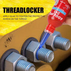 10 Ml Medium Strength Threadlocker Blue Threadlocker Adhesive 243 Threads Below M20 Amagi